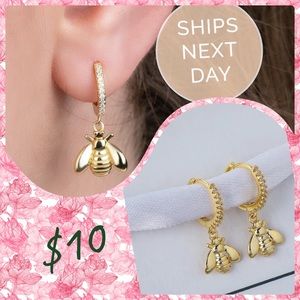 Bee Earrings GOLD &SILVER